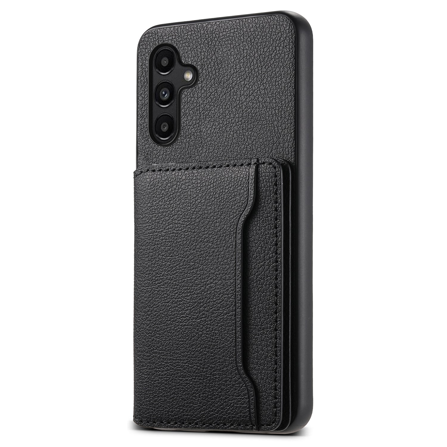 For Samsung Galaxy A15 5G Slim-Fit Case Card Slots Kickstand TPU+PC+PU Phone Cover For Samsung Galaxy A15 5G Slim-Fit Case Card Slots Kickstand TPU+PC+PU Phone Cover